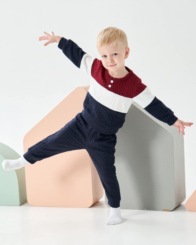 2 3 Year Old Boy Clothes Color Block Baby Boy Winter Outfits Baby Christmas Outfit 2T 3T Boy Clothes Winter