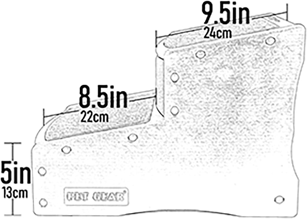 Pet Stairs, Light Sand, 2 Step