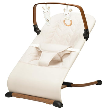 Portable Baby Bouncer, Bouncer Seat for Babies 0-12 Months, 3 Recline Positions, Foldable Baby Rocker Chair