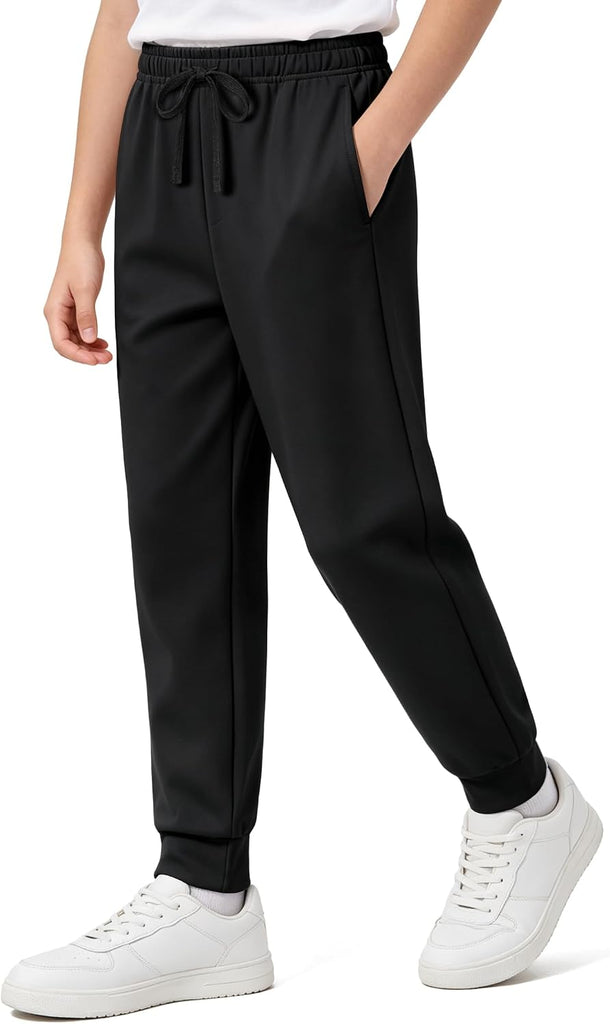 Boys Sweatpants Quick Dry Tapered Athletic Jogger Pants