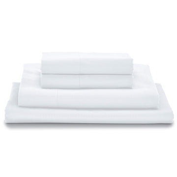 Giza Dreams Bed Sheets, 100% Certified Giza Egyptian Cotton, Deep Pocket, Sateen Weave [King, White]