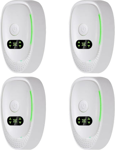 Air Ionizers for Home,4-Pack Negative Ion Air Purifiers & Odor Eliminators Quiet Plug-in Compact Fre