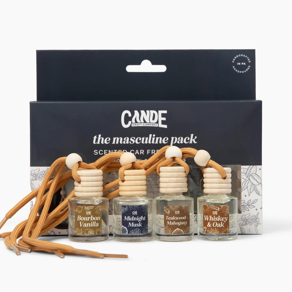 CANDECraftCo Car Air Freshener Diffuser - Bakery Scent - 4 Pack