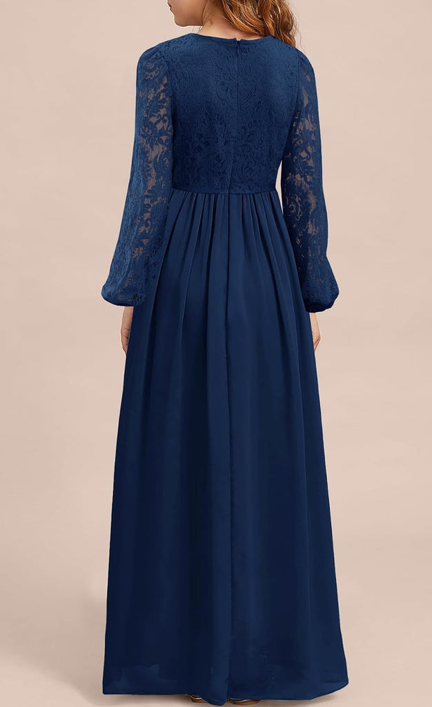 Formal Long Sleeve Flower Girl Dress for Wedding Party