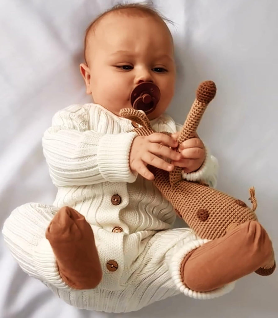 Baby Romper Onesies Long Sleeve Clothing, Baby Essentials Knitted Overalls Outfits for Girl&Boy Clothes