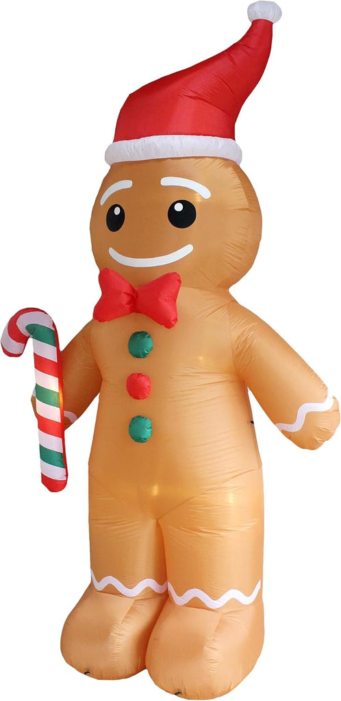 12 FT Tall Lighted Christmas Inflatable Gingerbread Man