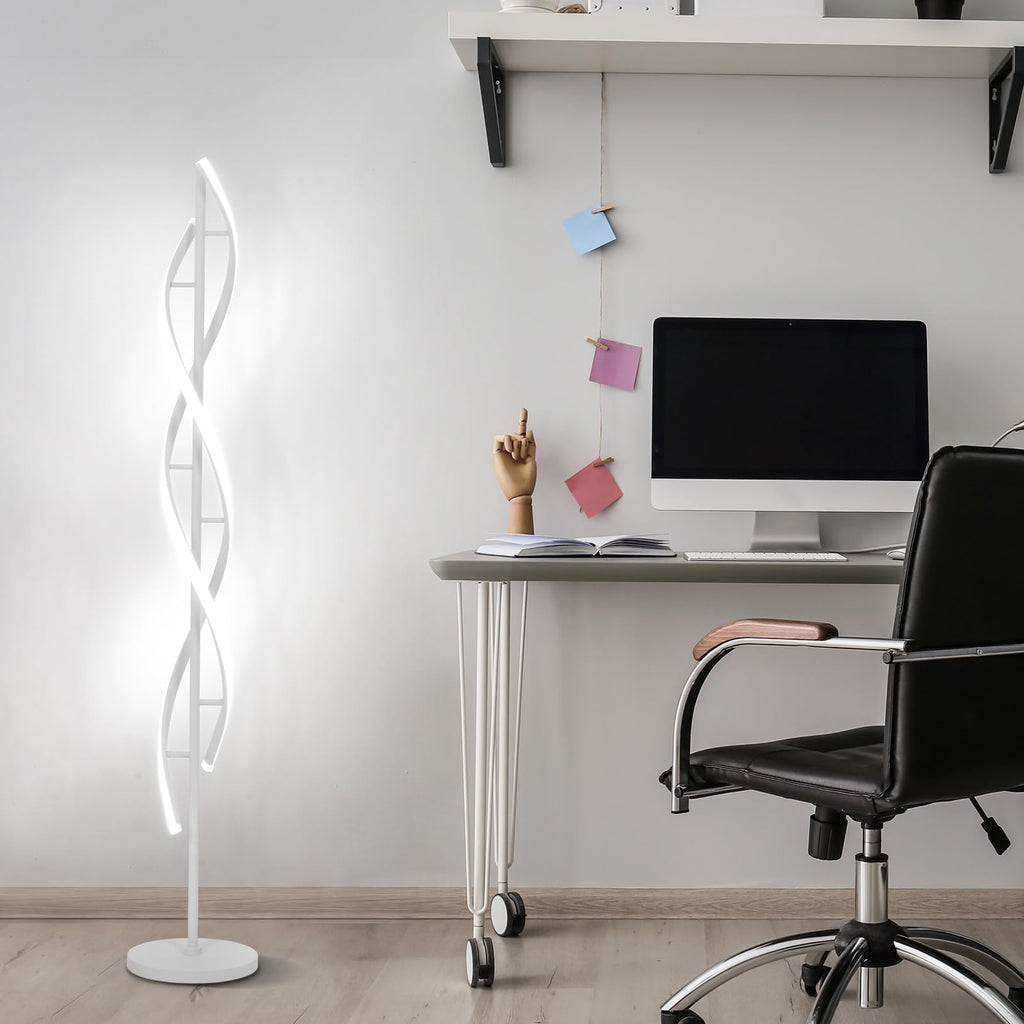 40W Modern Floor Lamp with Remote 60 inch Dimmable Floor Lamp Standing Lamp LED Floor Lamps Dining Rooms Home Offices