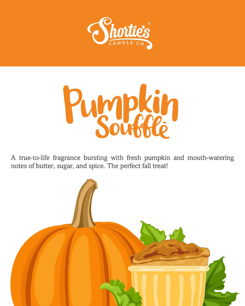 Pumpkin Souffle Premium Wax Melts 4 Pack - 12 Oz., Strong & Long Lasting, Non-Toxic - Made with Essential & Natural