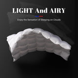 Feather Down Comforter King Duvet Insert, Light Weight True Baffle-Box Noiseless Bedding Comforters