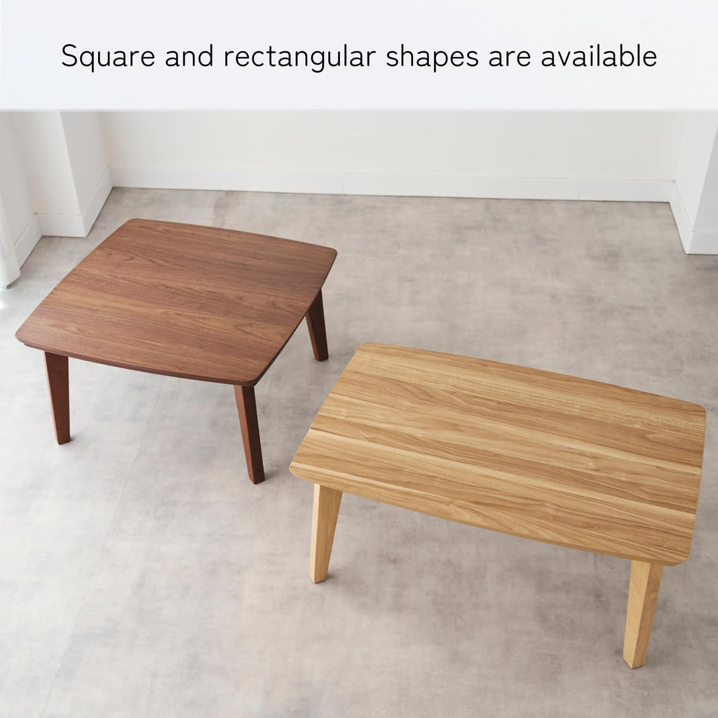 US-KLY Kotatsu Heater Table Low-Lying Dining and Work Desk (Rectangle W35.4 xD23.6 xH15.4 Inches, NA)