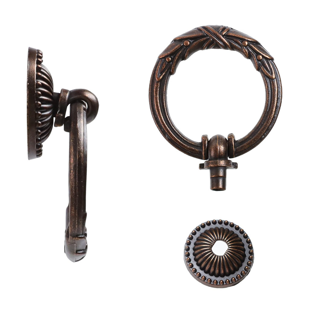 2 Pack Vintage Cabinet Handles, Oil Rubbed Bronze