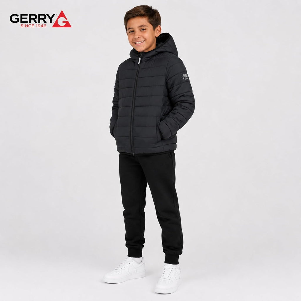 Packable Puffer Jackets for Boys, Hooded Boys Winter Coat Outerwear