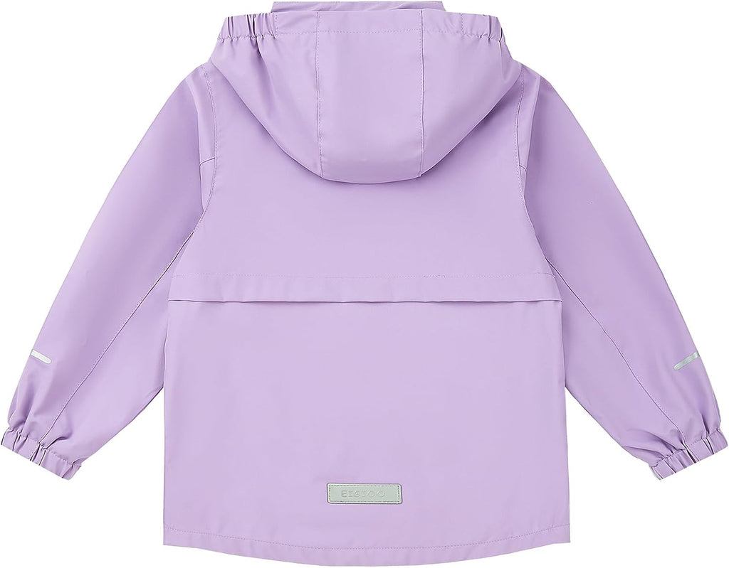 Girls Soft lining Hooded Rain Jacket