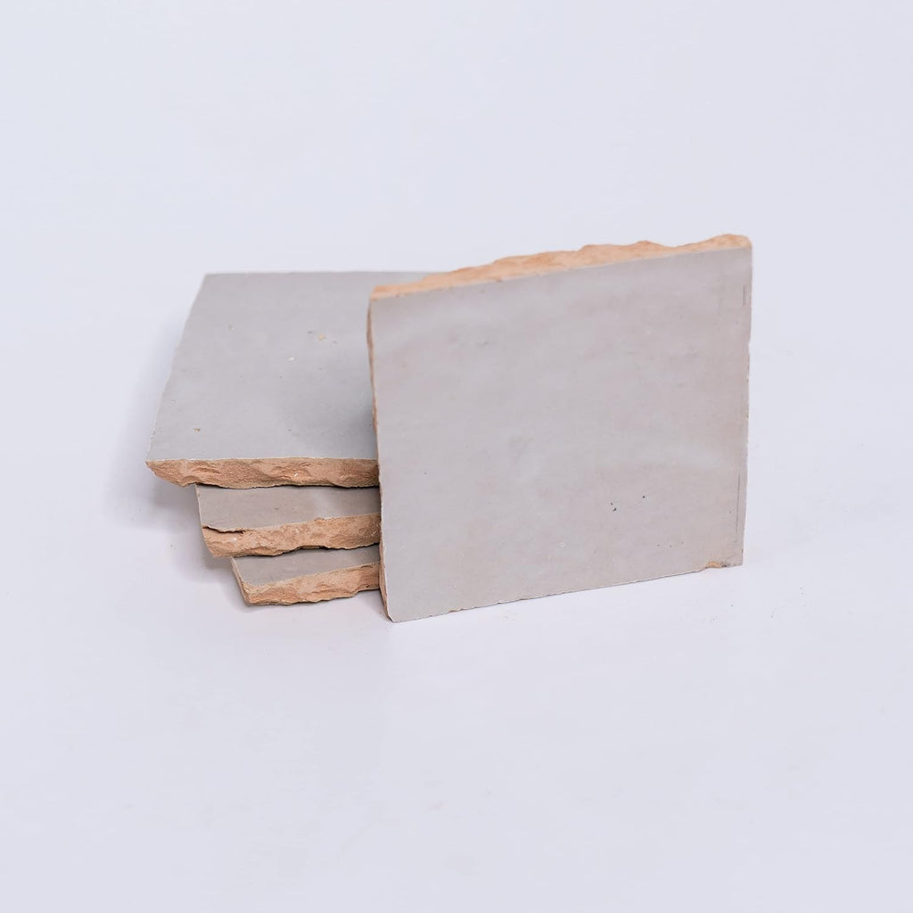 Mosaic & Tile House Handmade 4x4-in. Solid Color Off-White (MSC01-01)