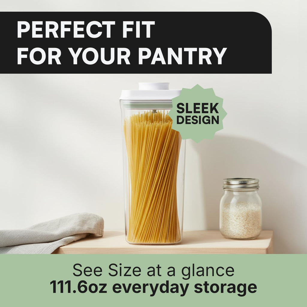 Bop Top Airtight Food Storage Containers with Lid Multi Pack | Kitchen Canister Sets | Air Tight Pantry Container