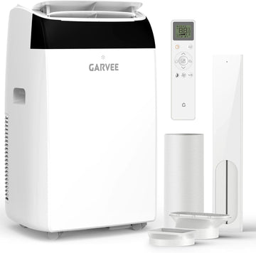 14000 BTU Portable Air Conditioner with Follow Me Function, 3-in-1 AC Includes Remote & Full Window Kit