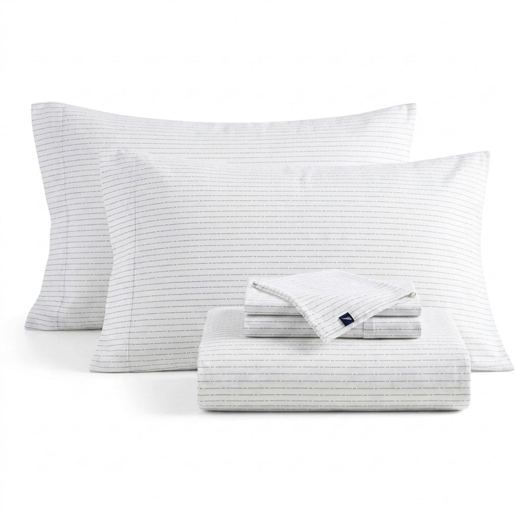 Twin Cotton Percale Sheet Set with Matching Pillowcase
