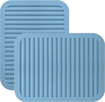 Silicone Trivet Mat for Hot Pots and Pans, Heat Resistant Silicone Mat, Multipurpose Trivets Mats, Flexible Durable