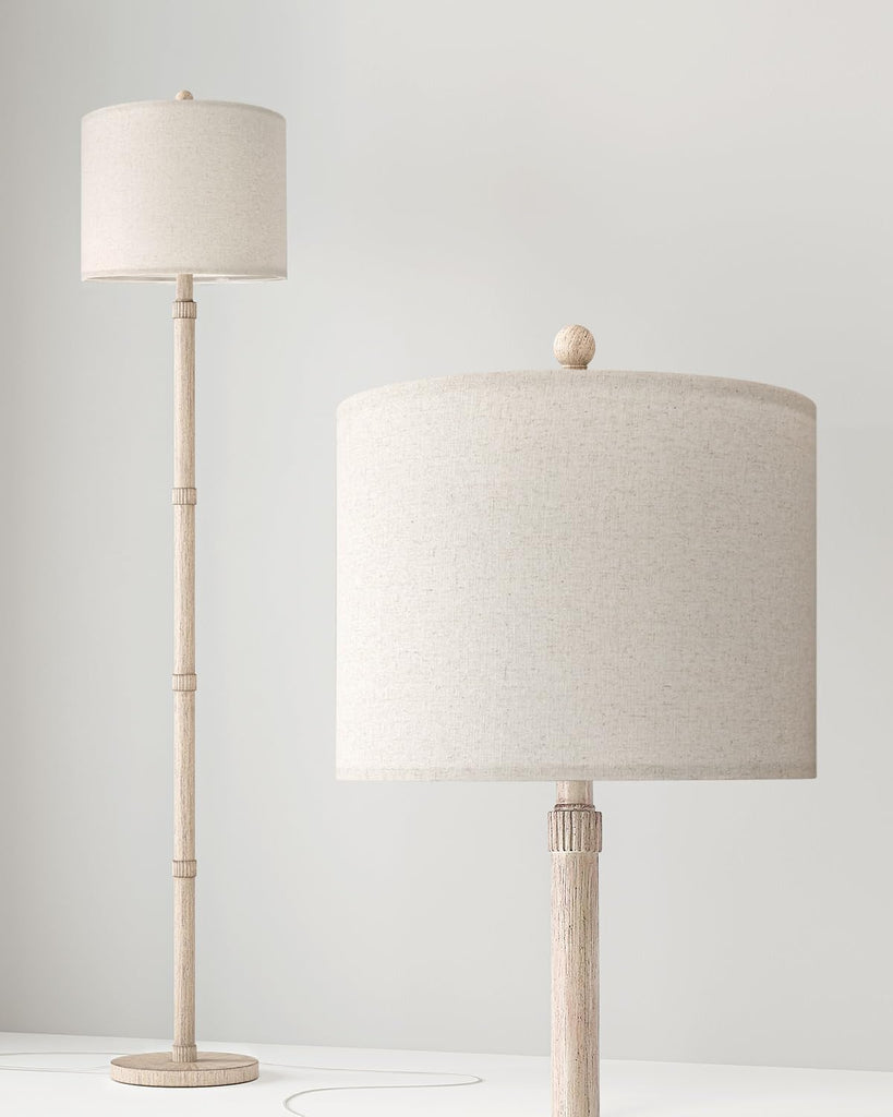 Retro Farmhouse Floor Lamp Rotary Switch, 62" Resin Vintage Floor Lamp, Rustic Tall Floor Lamps, Corner, Bedroom