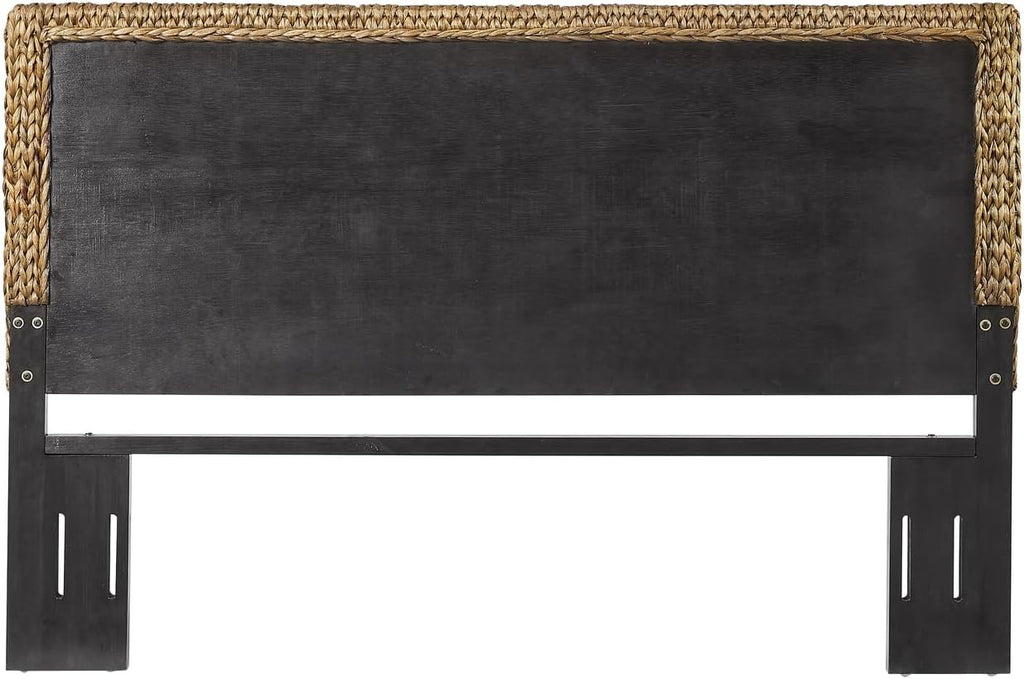 Mountain Lodge Handwoven Water Hyacinth Seagrass King Headboard
