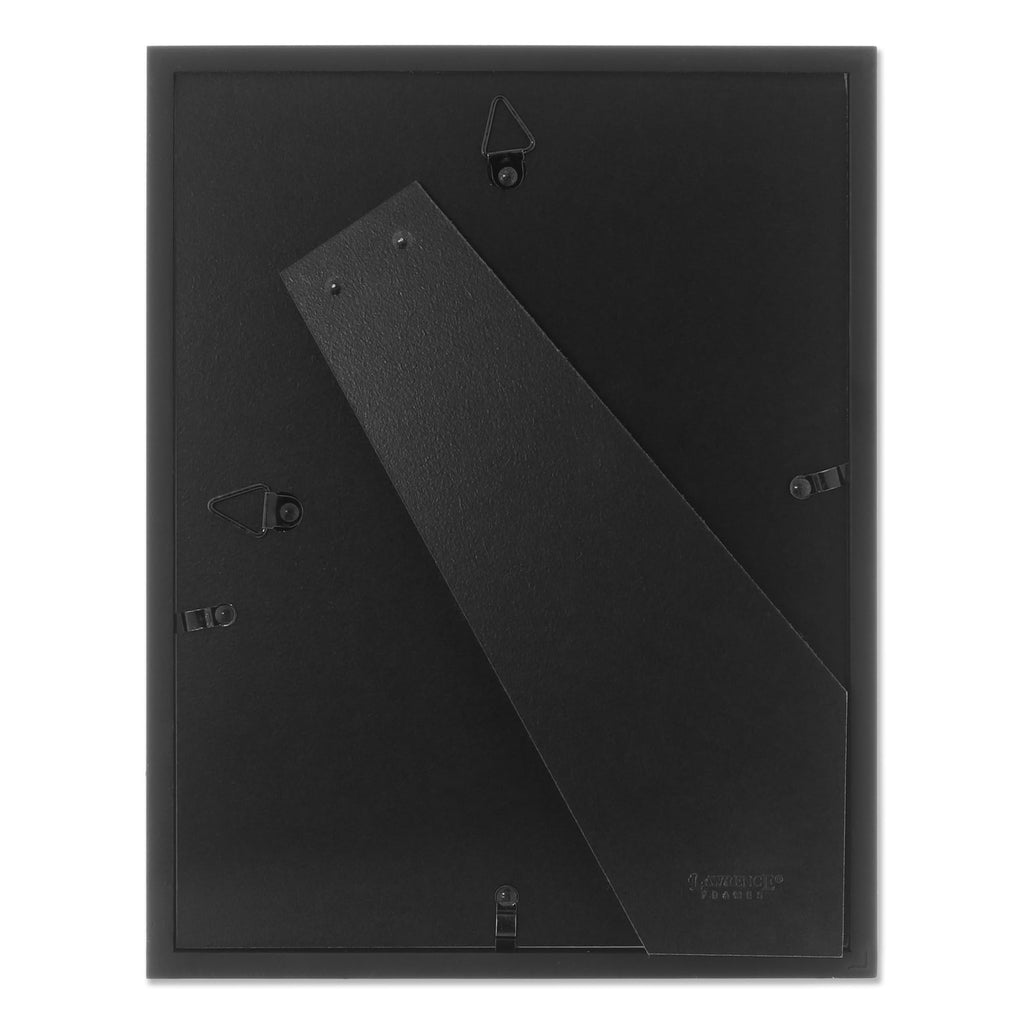 Black Wood Certificate Picture Frame, Gallery Collection, 8-1/2 by 11-Inch