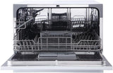 MCSCD6W5 6-Place Setting 6 Plate Countertop Dishwasher, White
