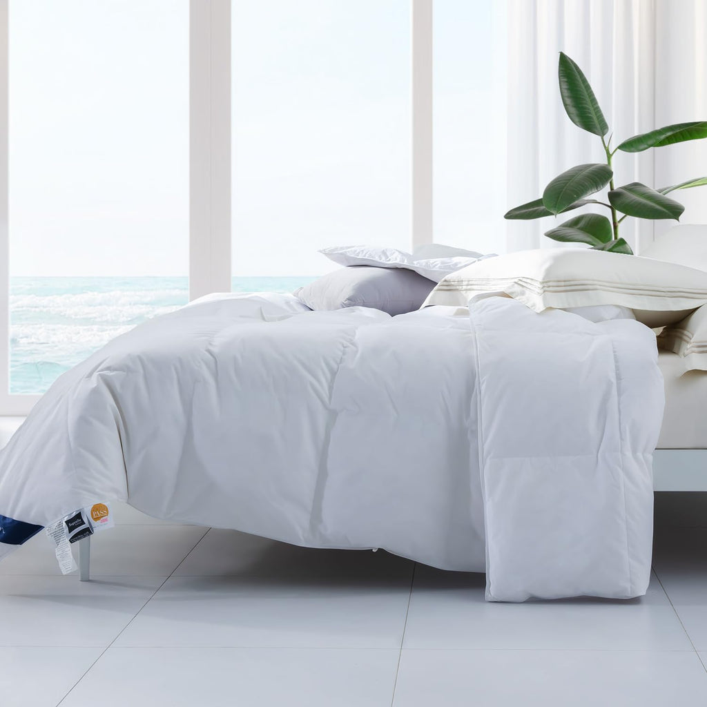 Ultra-Soft Lightweight Down Comforter, Duvet Insert, White