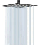 Rain Shower Head, High Flow Stainless Steel Square Rainfall Shower, Waterfall Bath Shower Body Covering
