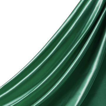 Forest Green Satin Fabric by The Yard, 10 Yard, 55 Inch Wide