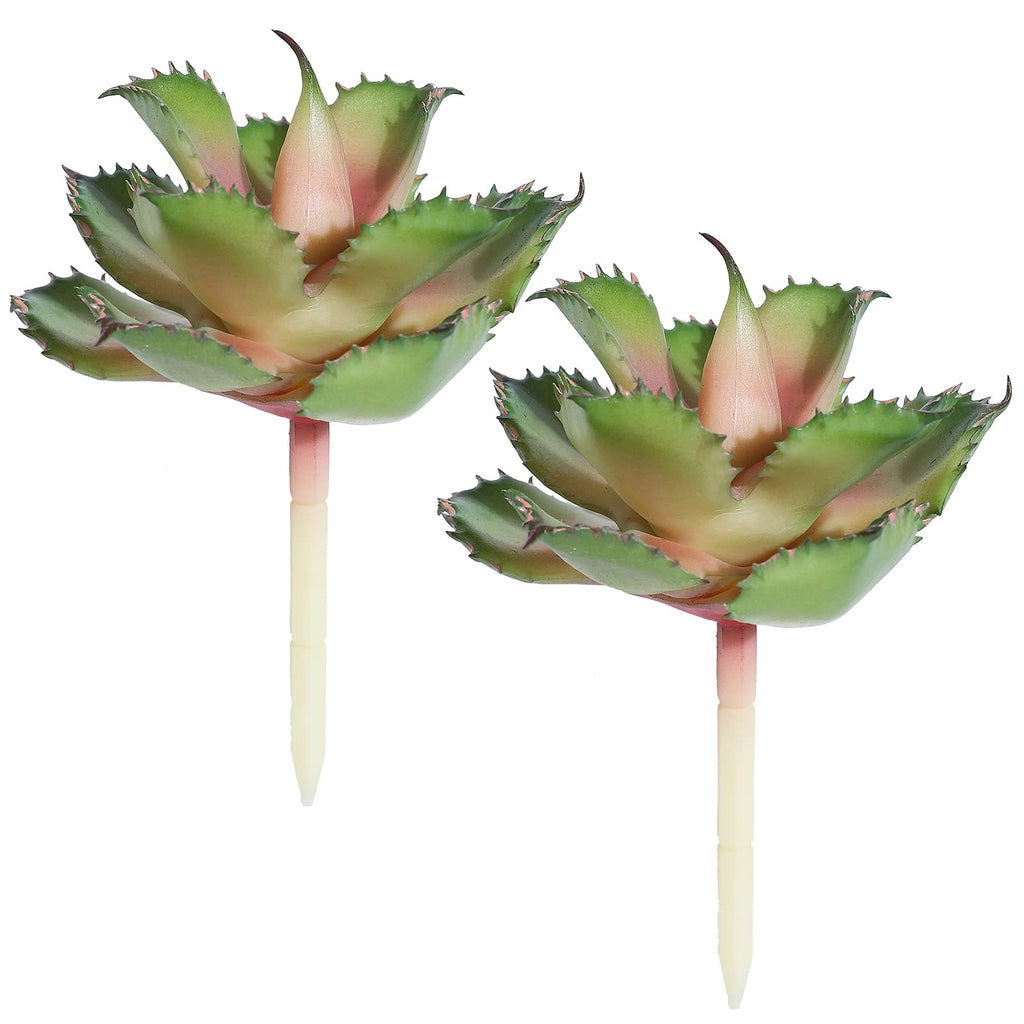 Artificial Fake Succulent Plant 7.08 Inch(Pink)