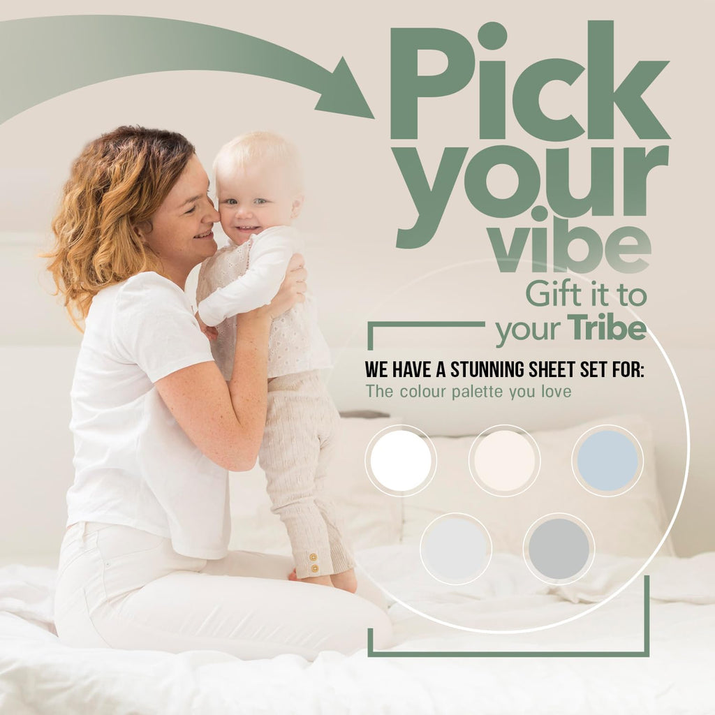 100% Organic Cotton Percale Sheets Twin XL Size Pack or 2 - Soft & Crisp Organic Cotton Sheets Twin XL Size (6 PC