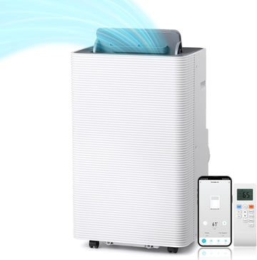 Finnmark 14,000 BTU Portable Air Conditioner and Heater, Dehumidifier, 3-Speed Fan, Covers Rooms up to 600 Sq. Ft.