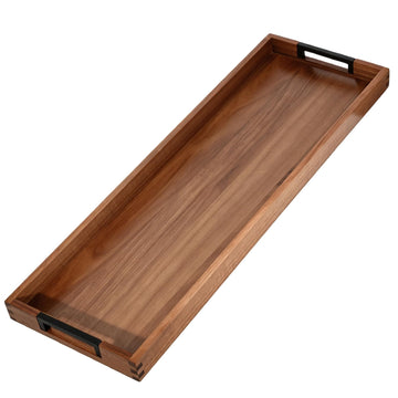 Acacia Large Charcuterie Board with Handles 36 Inch Serving Tray