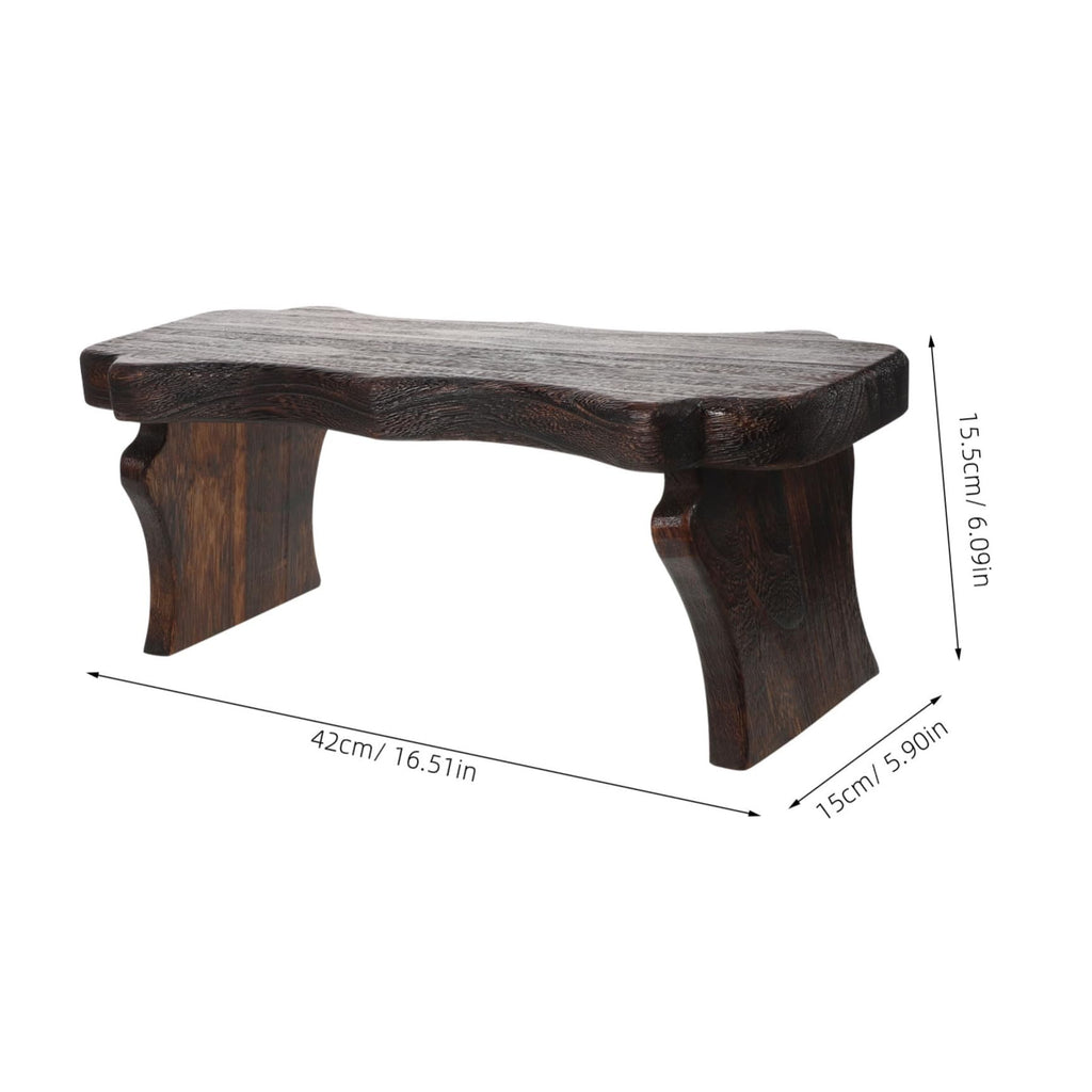 Vintage Wood Step Stool Low Stool Bay Window