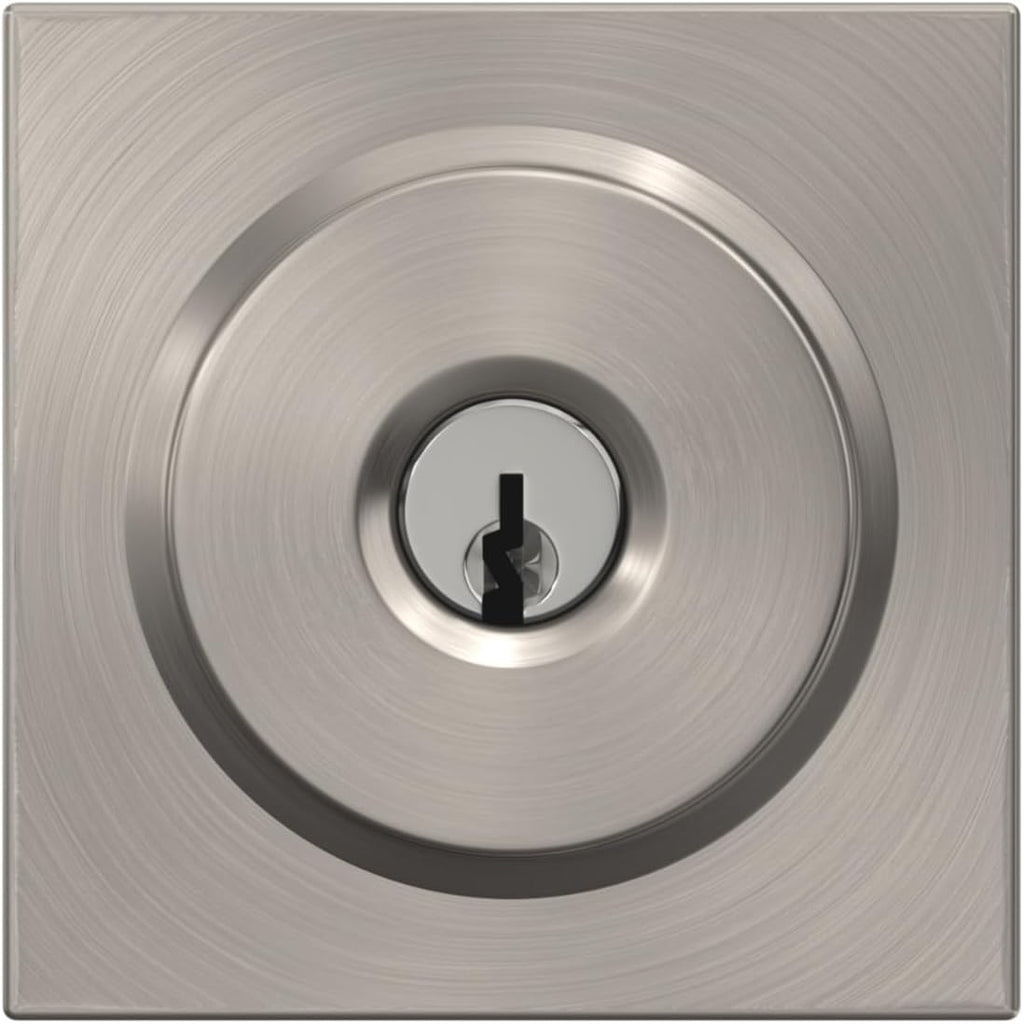 Bowery Keyed Entry Door Knob, Interior/Exterior, Satin Nickel