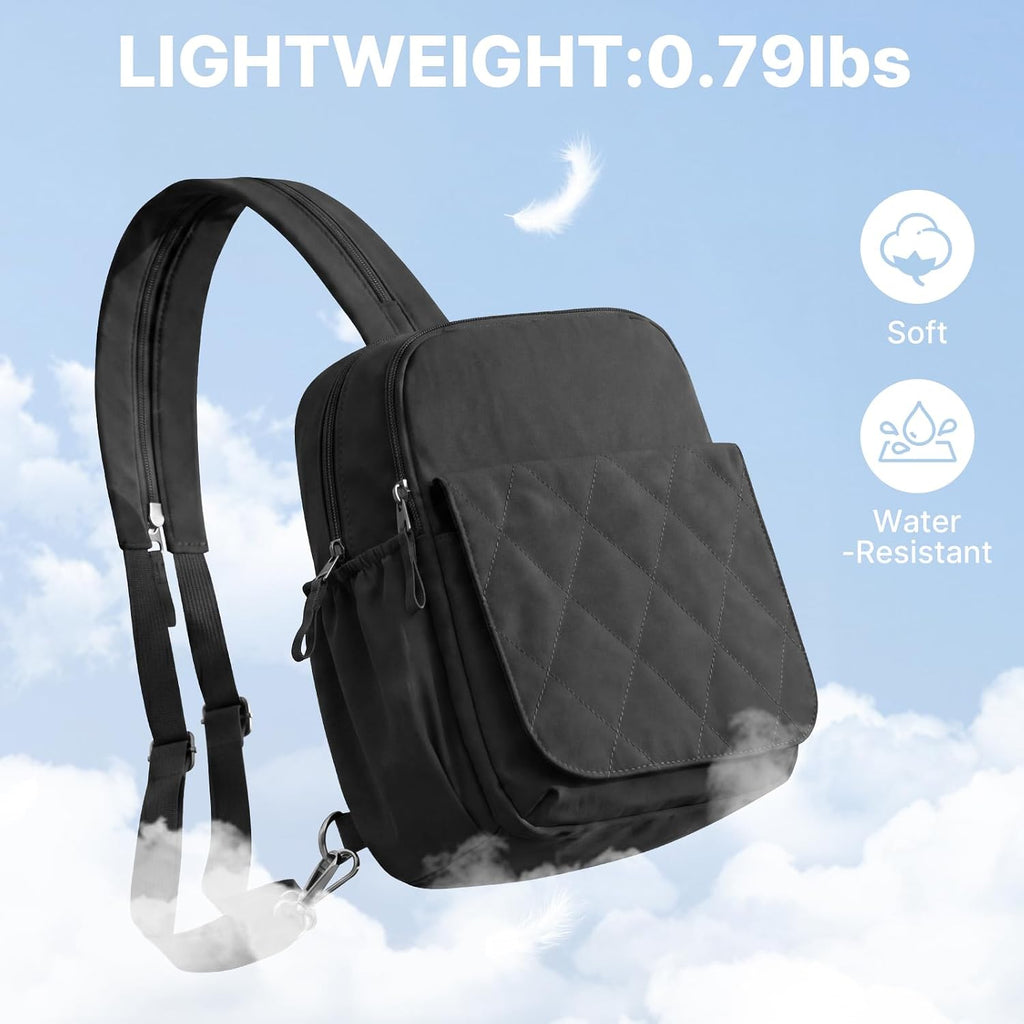 Small Diaper Bag Backpack for Women, Mini Crossbody Diaper Bag Purse