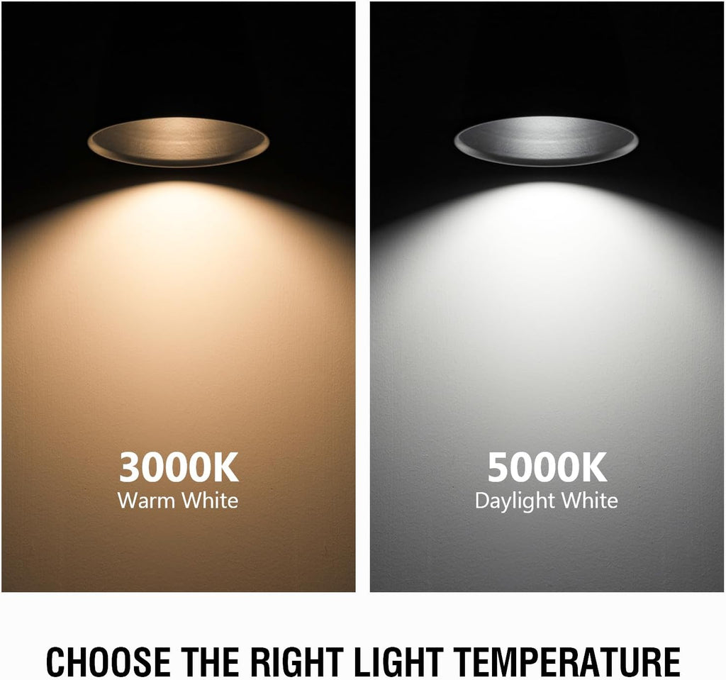 300W Equivalent LED Bulb, 30W 4000 Lumens Daylight 5000K, E26 Base, 120V, Non-Dimmable, 4-Pack - Replaces 300 Watt