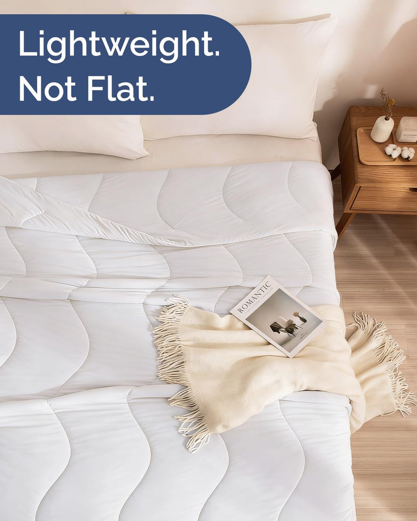 CGK Cooling Comforter King - Summer Blanket - 104x90 (White)