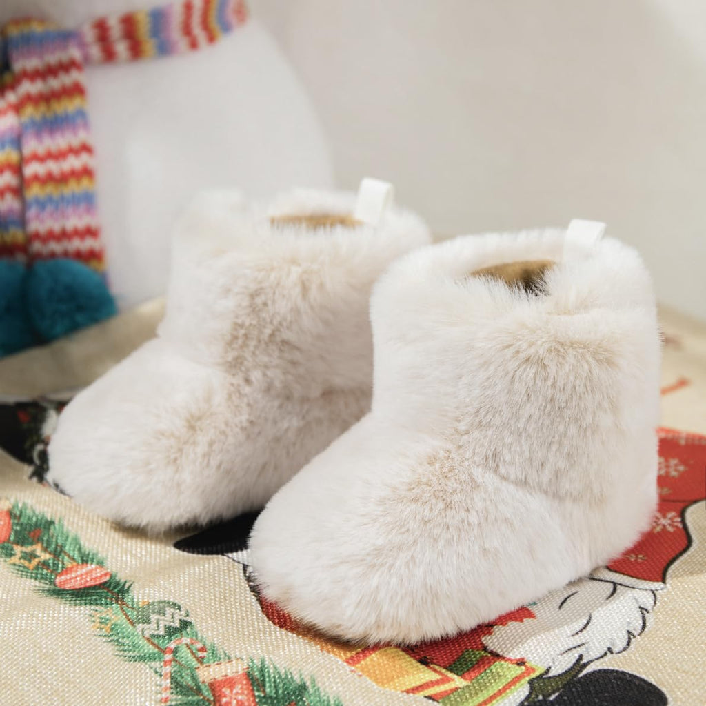 Infant Baby Boys Girls Plush Winter Snow Boots