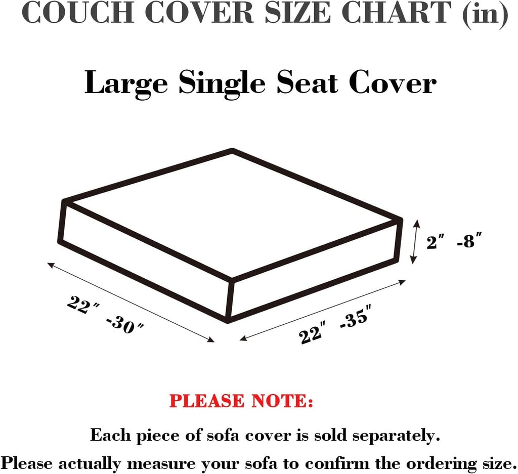 Couch Cushion Covers Sofa Covers Couch Covers for Sofa Pet Friendly Universal Sofa Covers Washable Stretch Slipcovers