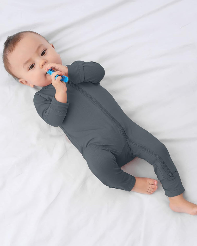 Baby Rayon Footless Snug Sleepers, Way Zip Footless Pajamas Pack