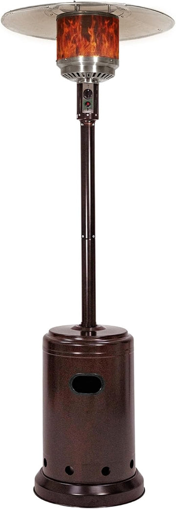46,000 BTU Portable Outdoor Propane Patio Heater with Wheels, Commercial & Residential, Easy to Use, with Water Tank