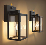 Dusk to Dawn Outdoor Light Fixtures, 2-Pack Sensor Porch Lights, Waterproof Exterior Wall Sconce Lighting Lamp