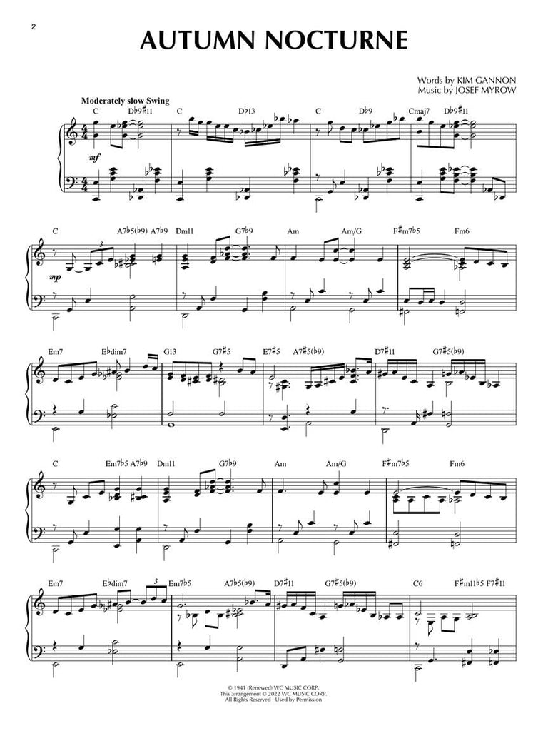 Coffee Table Jazz - Jazz Piano Solos Volume 62 | 25 Classic Jazz Standards Arranged for Solo Piano | Includes Darn