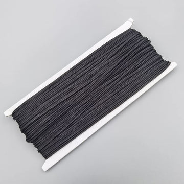 M Flat Black Soutache Braid Cord Trim 30yds Spool - 3m