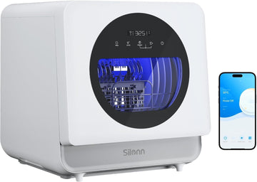 Portable Countertop Dishwasher with App Control
