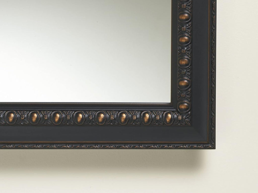 2967-BR1 20" W x 26" H Bathroom Medicine Cabinet with Framed Mirror Door, Recessed or Surface Mount Bathroom Wall