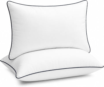 12x20 Pillow Inserts, Fluffy Overfilled Down Alternative Lumbar Pillows, Soft Plush Decorative Throw Pillows - Set of 2