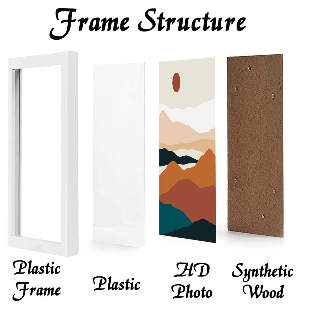 White 11x14 Picture Frame Set of 3, Gallery Wall Display Frames