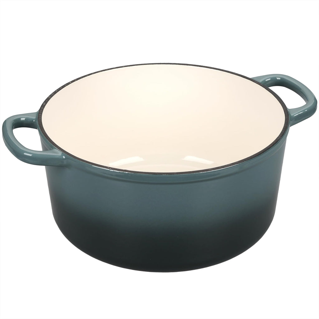 Enameled Cast Iron Dutch Oven with Sourdough Bread Baking Kit, Bread Dutch Oven with Lid, Includes Proofing Basket &